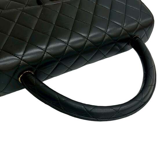 Chanel Vintage Twin Top Handle Flap Bag #215568C47B - Picture 4 of 9